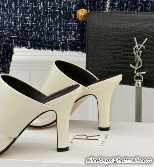 New Cheap The Row Signum 90MM Sandal in Calfskin TR1401 White 2025