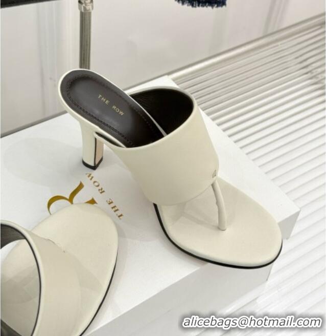 New Cheap The Row Signum 90MM Sandal in Calfskin TR1401 White 2025