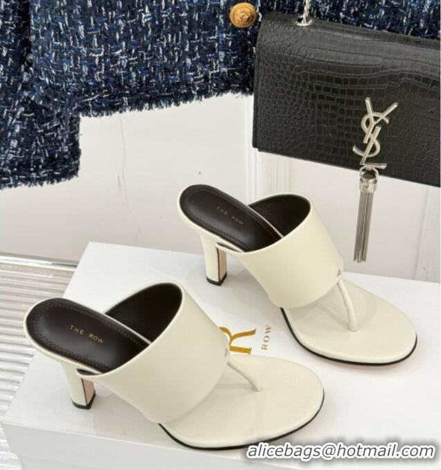 New Cheap The Row Signum 90MM Sandal in Calfskin TR1401 White 2025