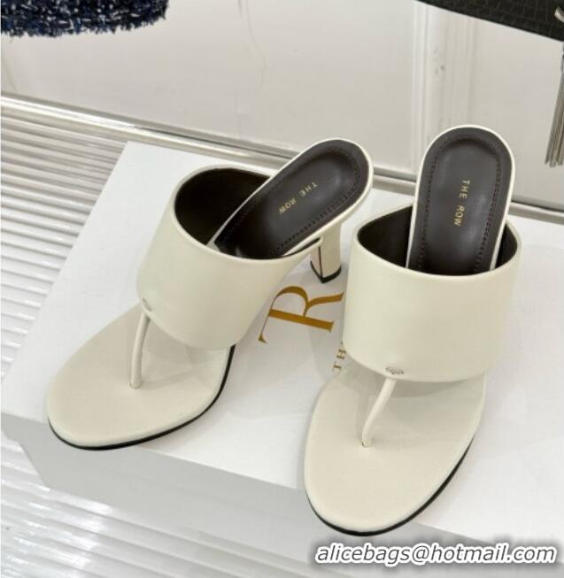 New Cheap The Row Signum 90MM Sandal in Calfskin TR1401 White 2025