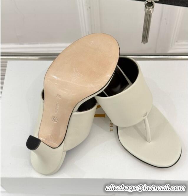 New Cheap The Row Signum 90MM Sandal in Calfskin TR1401 White 2025