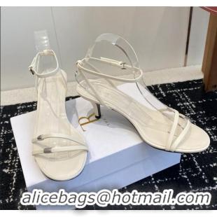 ​Top Quality The Row Calfskin Sandals in Calfskin TR1402 White 2025