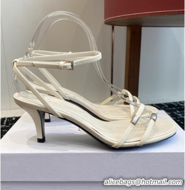 ​Top Quality The Row Calfskin Sandals in Calfskin TR1402 White 2025