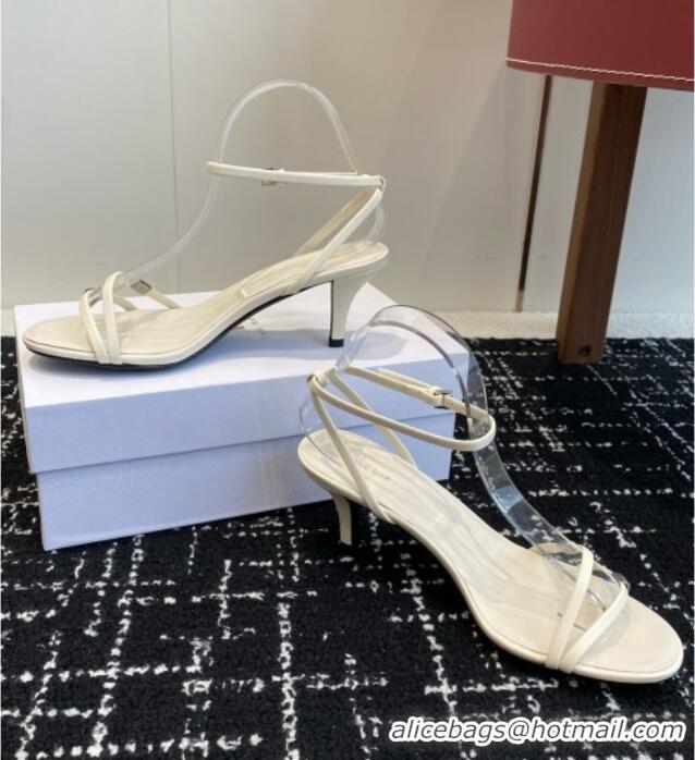 ​Top Quality The Row Calfskin Sandals in Calfskin TR1402 White 2025