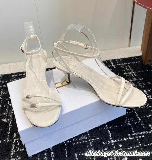 ​Top Quality The Row Calfskin Sandals in Calfskin TR1402 White 2025