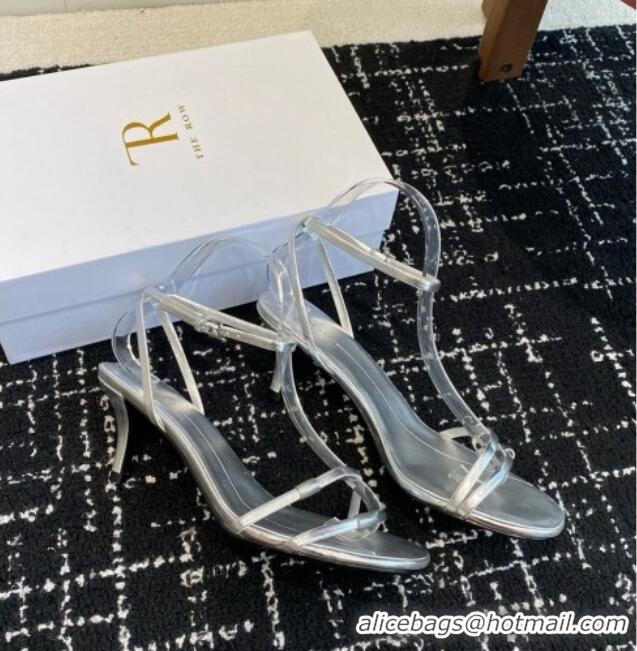 Discount The Row Calfskin Sandals in Calfskin TR1402 Silver 2025