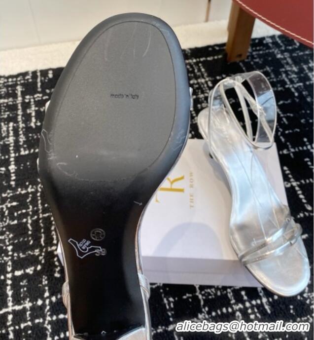 Discount The Row Calfskin Sandals in Calfskin TR1402 Silver 2025