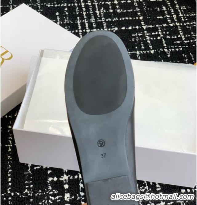 Discount The Row Elastic Ballet Slipper in Supple Calfskin TR1408 Black 2025