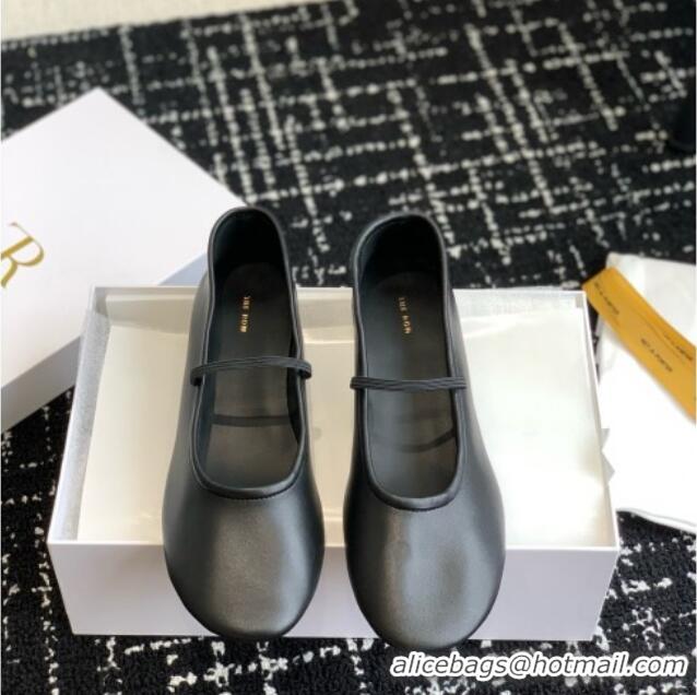 Top Quality The Row Elastic Pump in Supple Calfskin 3cm Heel TR1409 Black 2025