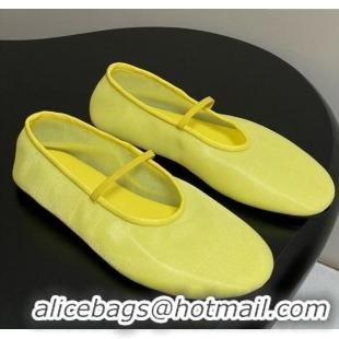 New Style The Row Elastic Ballet Slipper in Mesh TR1410 Yellow 2025