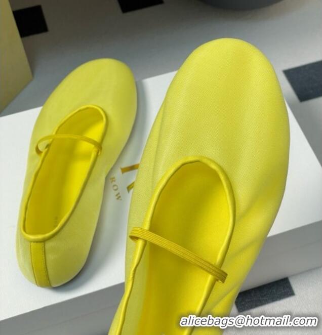 New Style The Row Elastic Ballet Slipper in Mesh TR1410 Yellow 2025