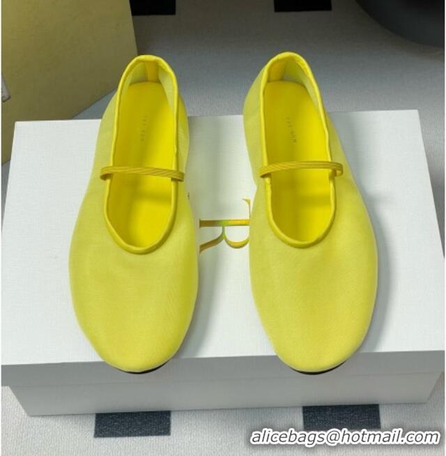 New Style The Row Elastic Ballet Slipper in Mesh TR1410 Yellow 2025