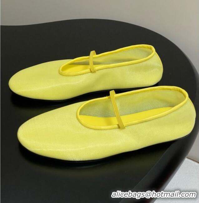 New Style The Row Elastic Ballet Slipper in Mesh TR1410 Yellow 2025