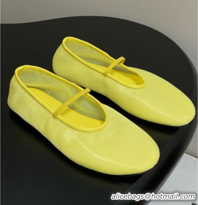 New Style The Row Elastic Ballet Slipper in Mesh TR1410 Yellow 2025