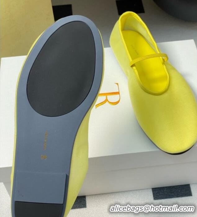 New Style The Row Elastic Ballet Slipper in Mesh TR1410 Yellow 2025