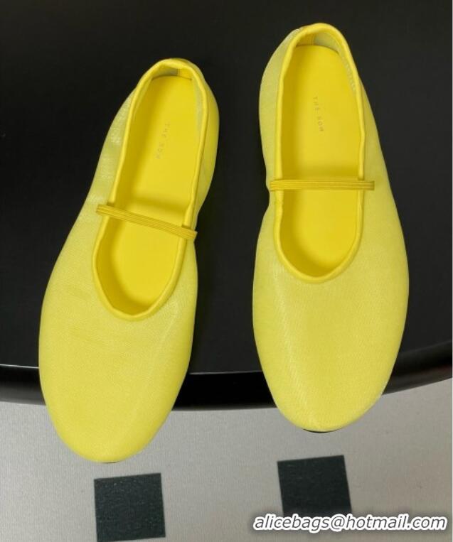 New Style The Row Elastic Ballet Slipper in Mesh TR1410 Yellow 2025
