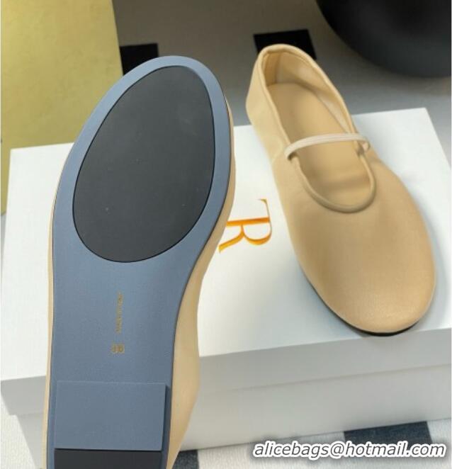 New Style The Row Elastic Ballet Slipper in Mesh TR1410 Beige 2025