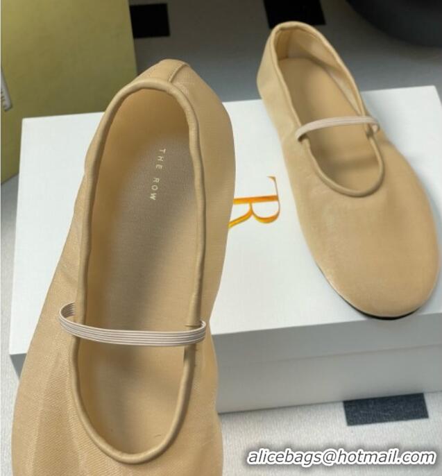 New Style The Row Elastic Ballet Slipper in Mesh TR1410 Beige 2025