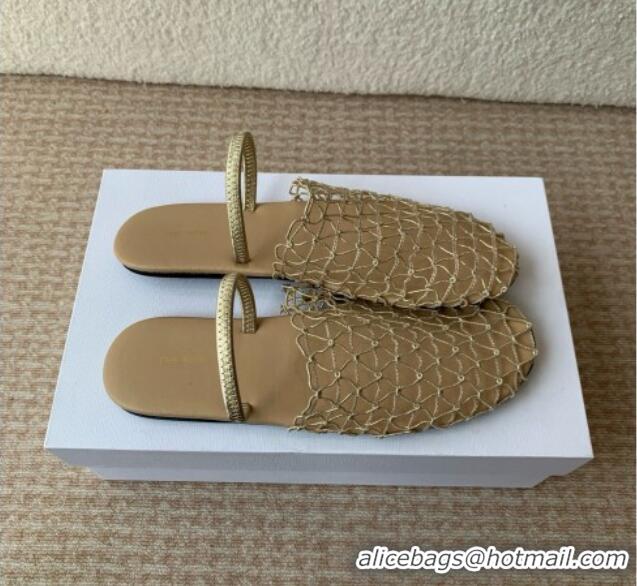 Cheap The Row Weave Mule TR051601 Light Brown