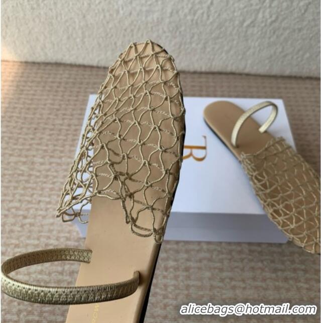 Cheap The Row Weave Mule TR051601 Light Brown