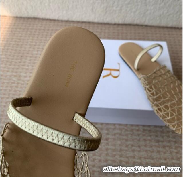 Cheap The Row Weave Mule TR051601 Light Brown