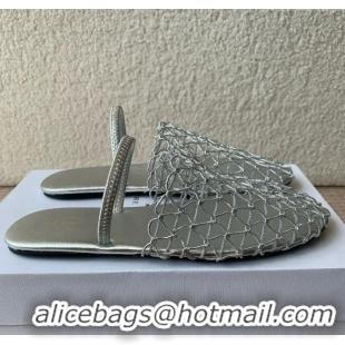 OUTLETS The Row Weave Mule TR051606 Silver 2025