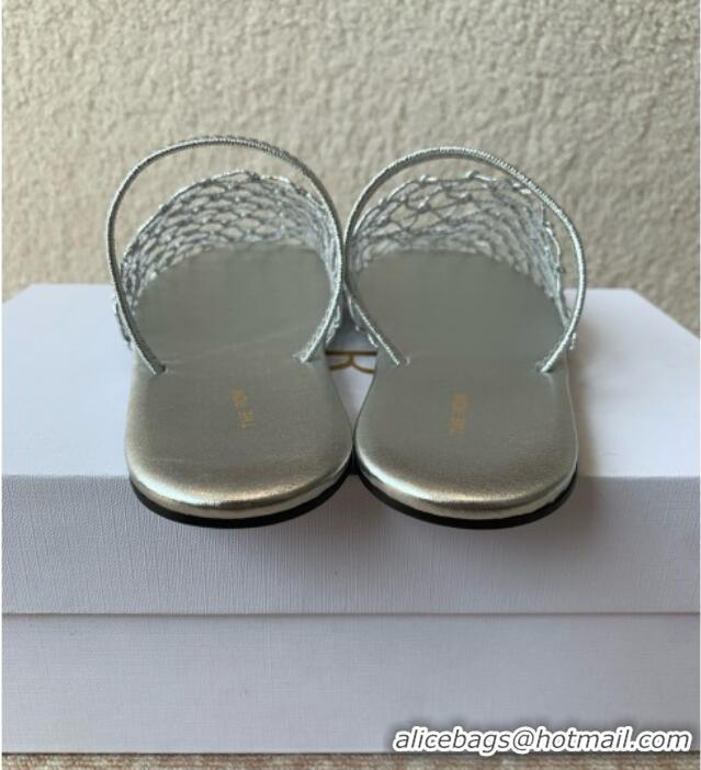 OUTLETS The Row Weave Mule TR051606 Silver 2025