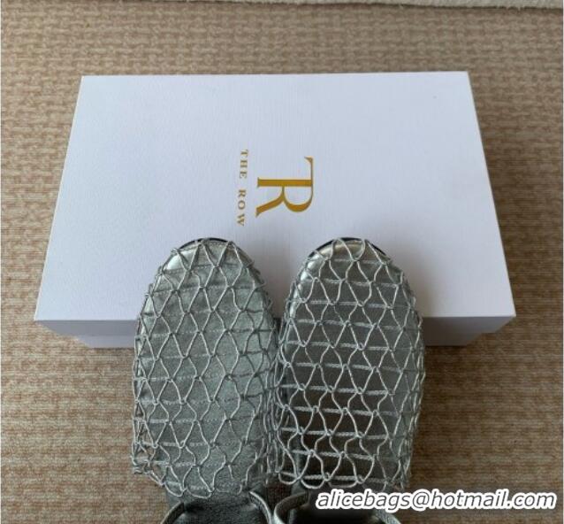 OUTLETS The Row Weave Mule TR051606 Silver 2025