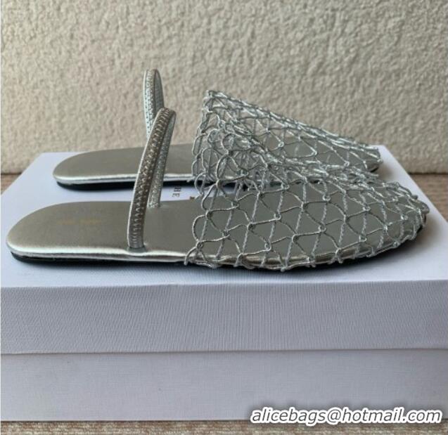 OUTLETS The Row Weave Mule TR051606 Silver 2025