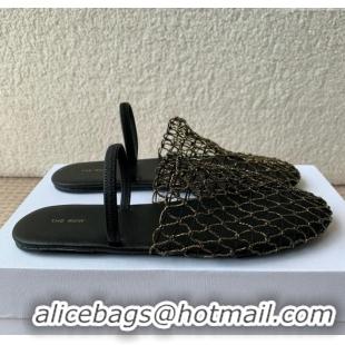 Best Quality The Row Weave Mule TR051607 Black 2025