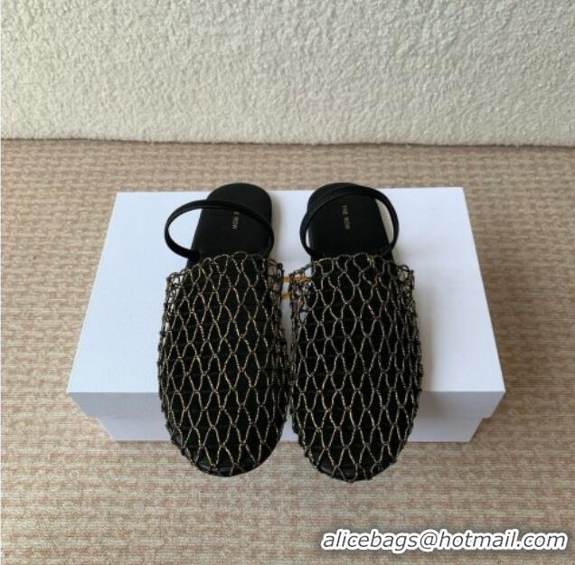 Best Quality The Row Weave Mule TR051607 Black 2025