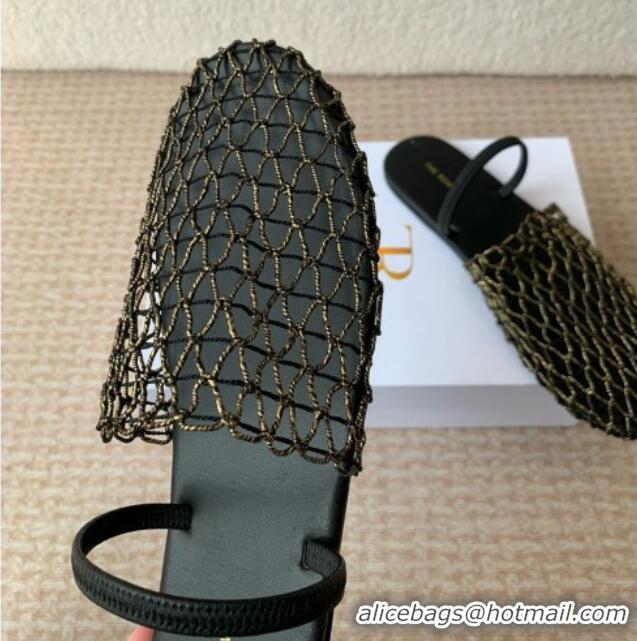 Best Quality The Row Weave Mule TR051607 Black 2025