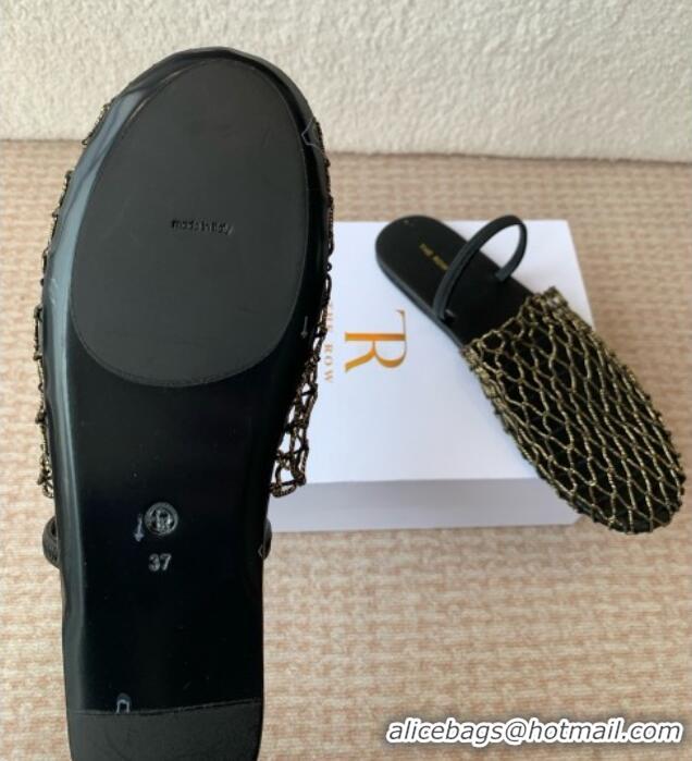 Best Quality The Row Weave Mule TR051607 Black 2025