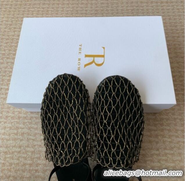 Best Quality The Row Weave Mule TR051607 Black 2025