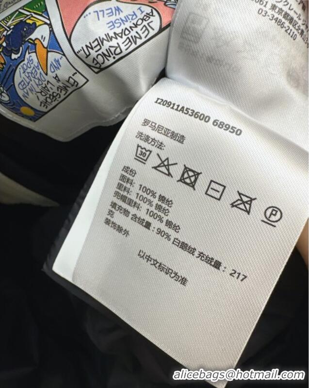 Spot Bulk Moncler Long Down Jacket M091841 Black 2025