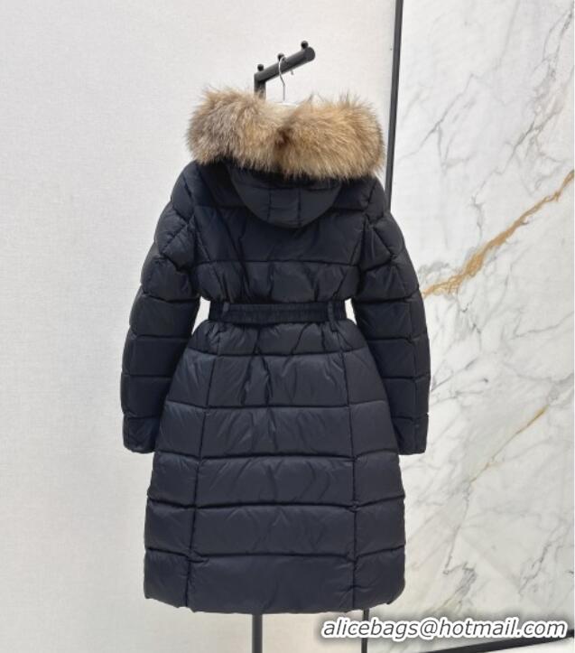 Spot Bulk Moncler Long Down Jacket M091841 Black 2025