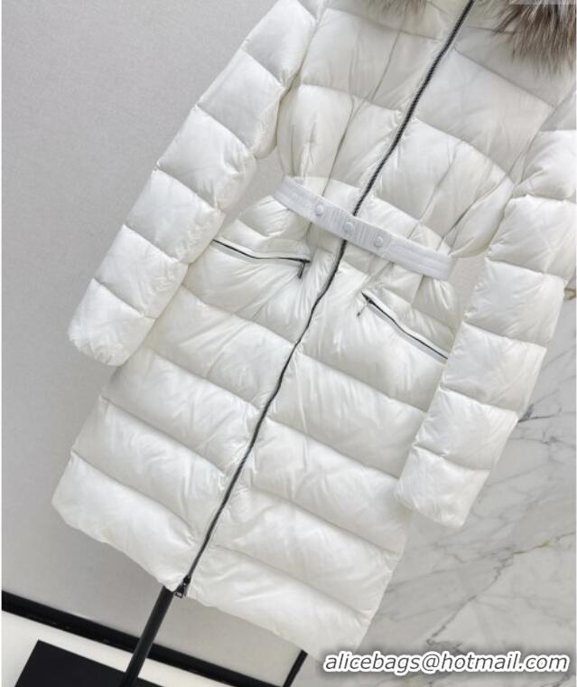 New Fashion Moncler Long Down Jacket M091841 White 2025