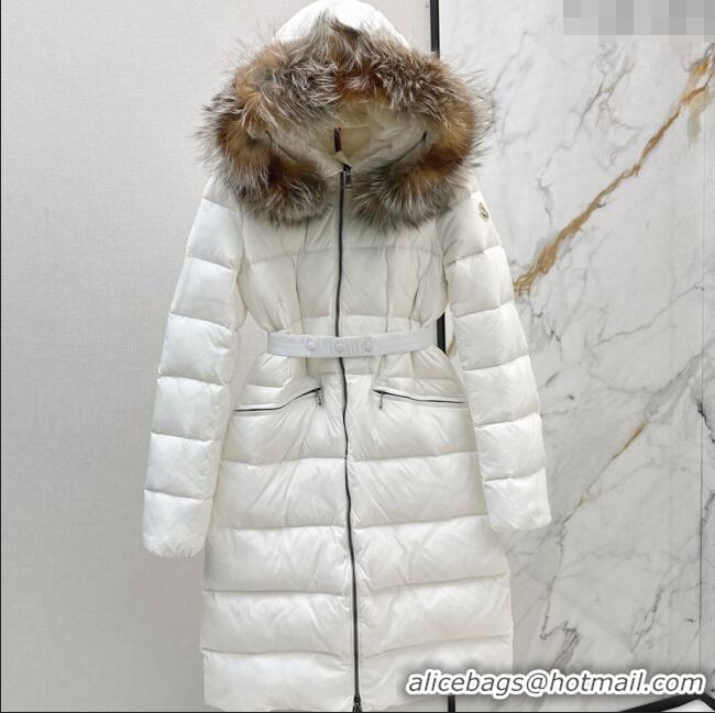 New Fashion Moncler Long Down Jacket M091841 White 2025