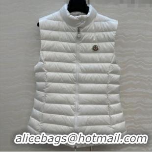 New Release Creation Moncler Down Vest M091844 White 2025