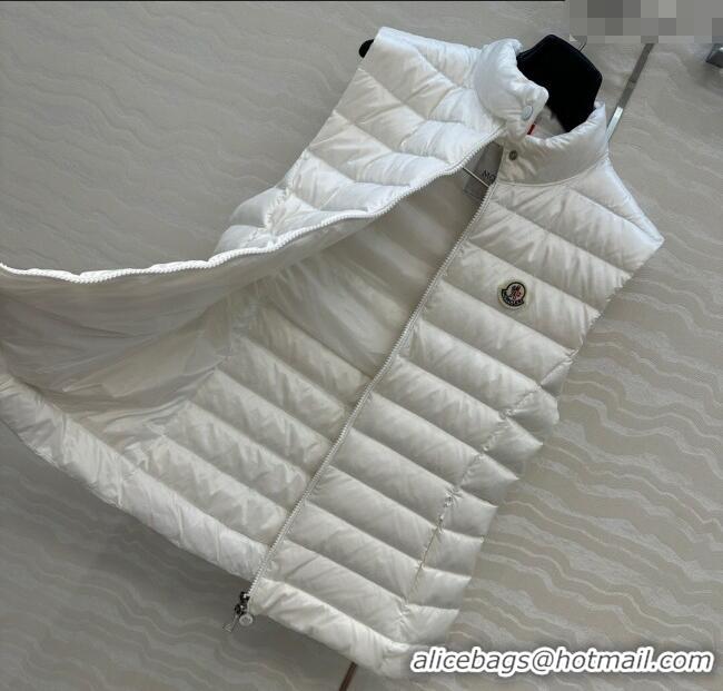 New Release Creation Moncler Down Vest M091844 White 2025