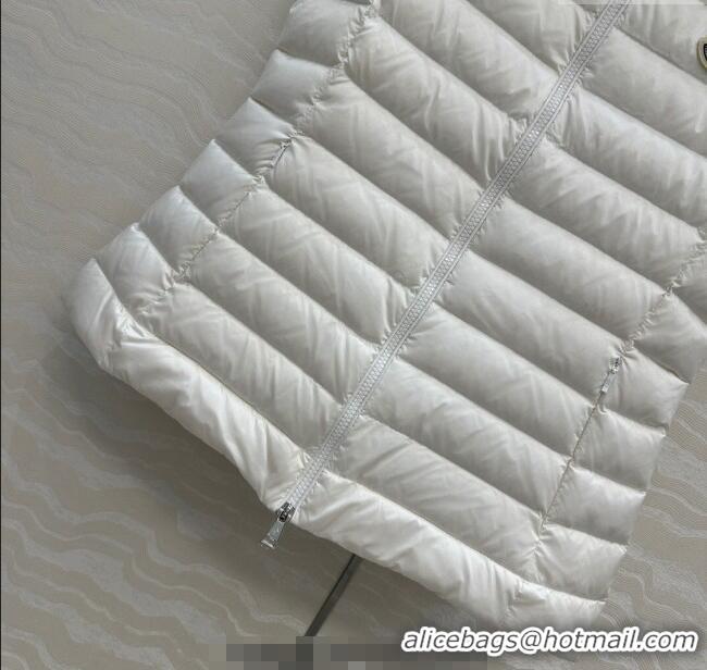 New Release Creation Moncler Down Vest M091844 White 2025