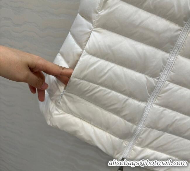 New Release Creation Moncler Down Vest M091844 White 2025