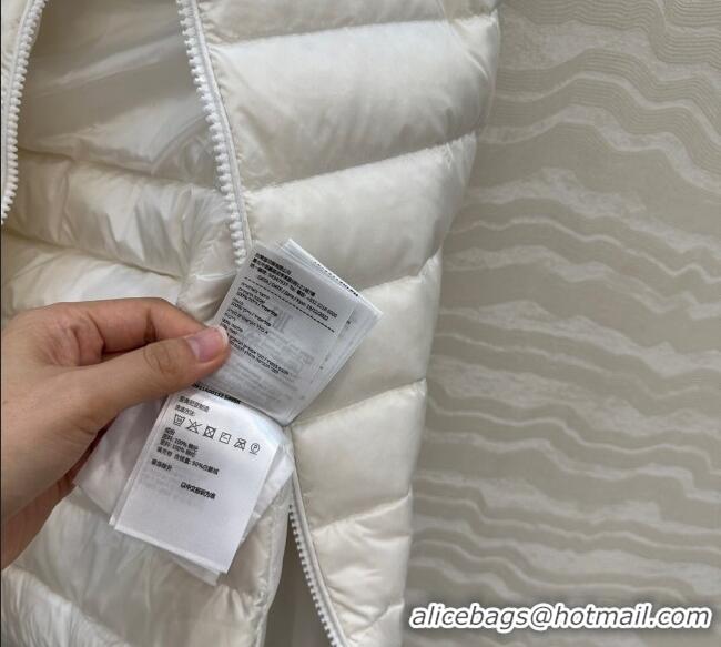 New Release Creation Moncler Down Vest M091844 White 2025