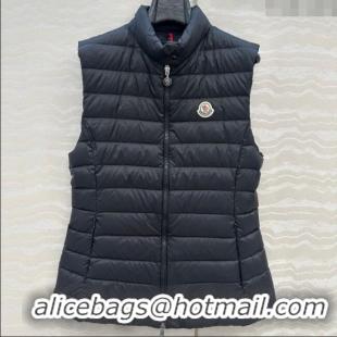 Best Price Cheap Moncler Down Vest M091844 Black 2025