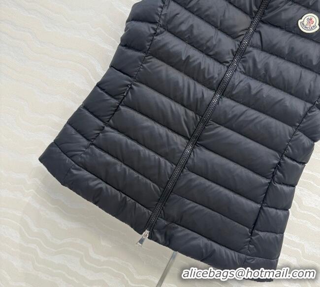 Best Price Cheap Moncler Down Vest M091844 Black 2025