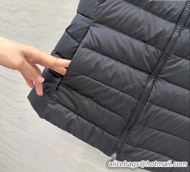 Best Price Cheap Moncler Down Vest M091844 Black 2025