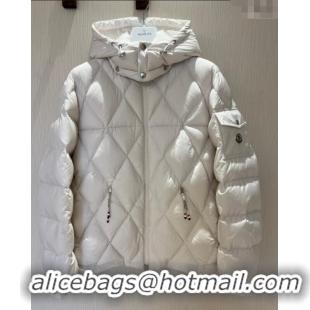 Original Cheap Moncler Quilted Down Jacket M091851 White 2025