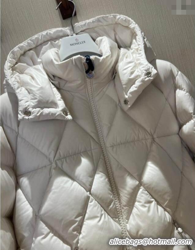 Original Cheap Moncler Quilted Down Jacket M091851 White 2025
