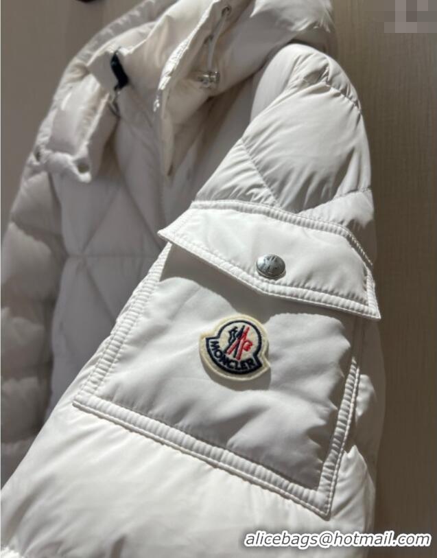 Original Cheap Moncler Quilted Down Jacket M091851 White 2025