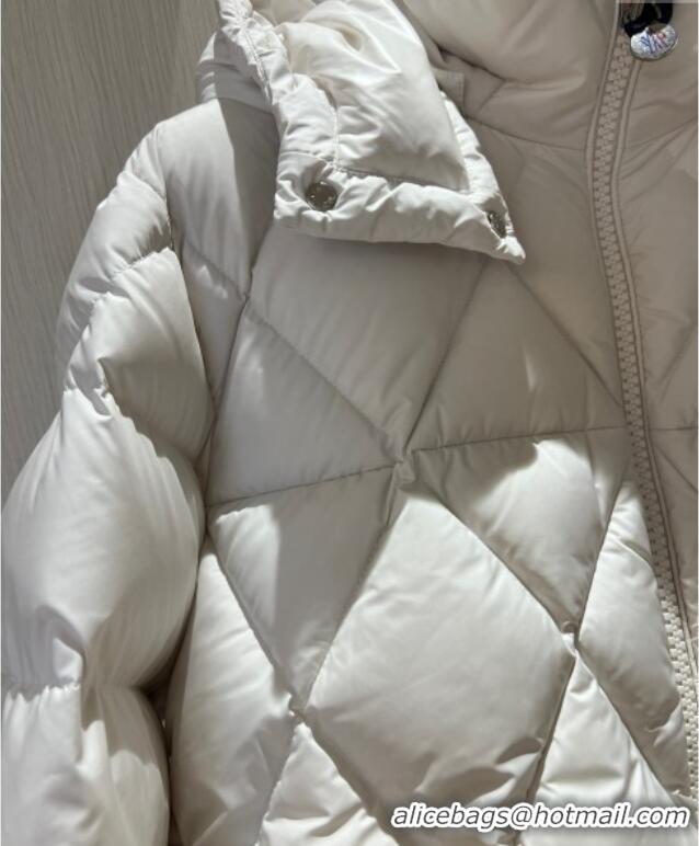 Original Cheap Moncler Quilted Down Jacket M091851 White 2025
